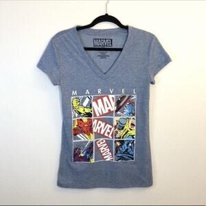 Marvel Size Large 11-13 (Juniors) Shirt Polyester Cotton Comic Superhero Culture